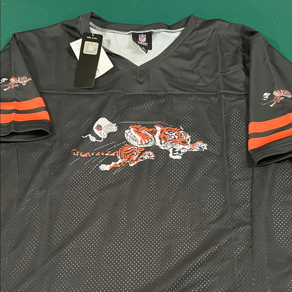 NFL Black Mesh Jersey tee Cincinnati Bengals